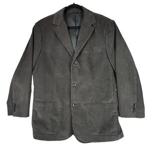 Eddie Bauer Corduroy Blazer L Men Jacket Brown Cotton Professor Dadcore Academia